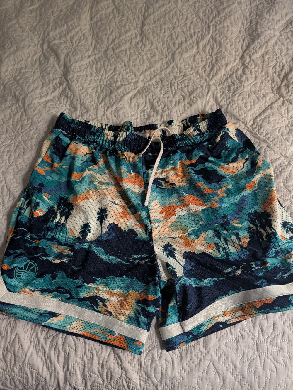 Rare PUMA Sweet Coast Basketball Shorts Knitted Men's 2XL Melo